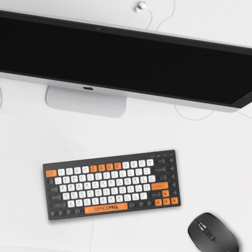 Клавіатура OfficePro SK955B Wireless/Bluetooth Black (SK955B)