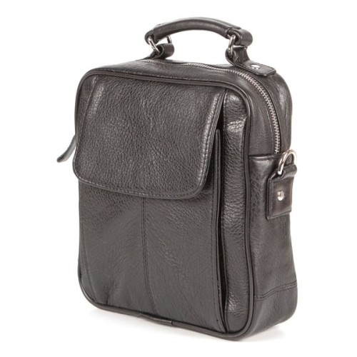 Сумка Shvigel Шкіряна Чорна (00875)