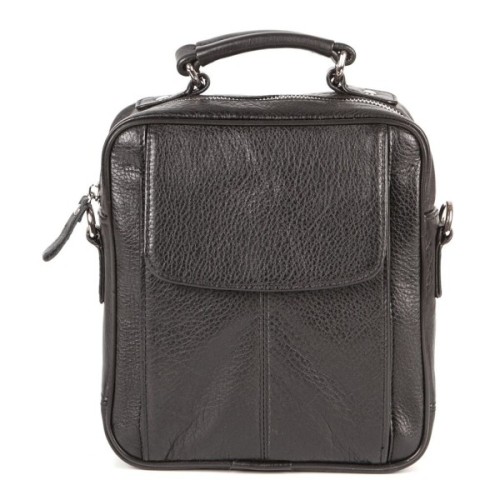 Сумка Shvigel Шкіряна Чорна (00875)