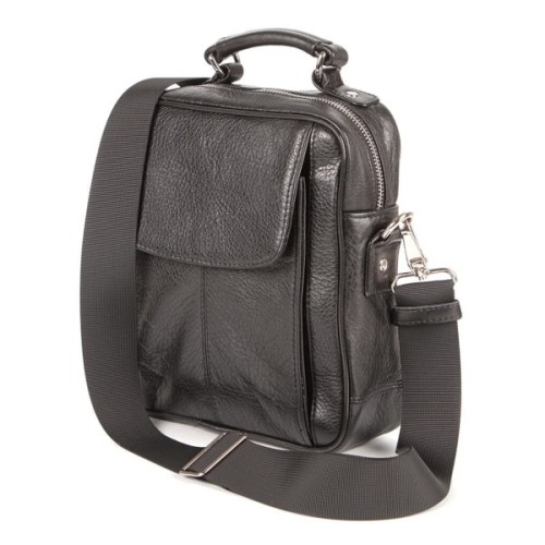 Сумка Shvigel Шкіряна Чорна (00875)