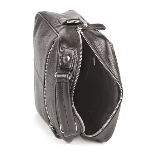 Сумка Shvigel Шкіряна Чорна (00875)