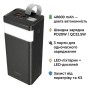 Батарея універсальна HOCO 40000mAh Powermaster PD/20W, QC/22.5W, Lamp, Black (J86 / 714737)