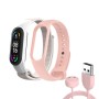 Ремінець до фітнес браслета Armorstandart комплект 3шт Xiaomi Mi Band 7/6/5 New Style Pink (ARM77037)