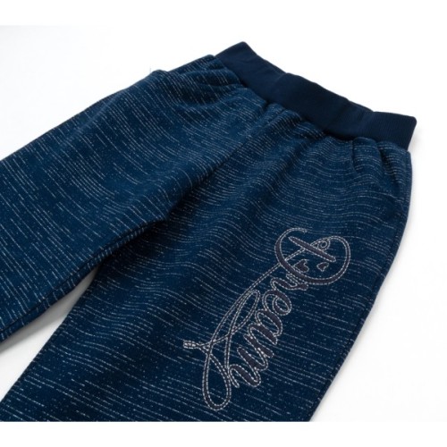 Спортивний костюм дитячий Breeze з люрексом (14687-116G-blue)