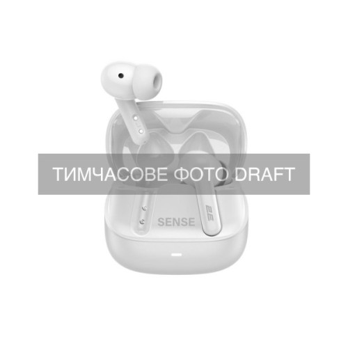 Навушники 2E Sense White (2E-EBTWS6WT)
