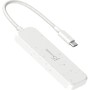 Концентратор J5create USB-C to 4xUSB-C 3.2 10Gbps white (JCH345EW-N)