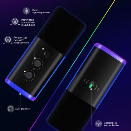 Мікрофон Fifine AM8T USB Black (AM8T)