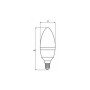Лампочка Eurolamp LED CL 8W E14 4000K 220V (LED-CL-08144(P))