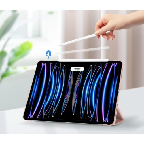 Чохол до планшета BeCover Tri Fold Hard Apple iPad Air 13" M2/M3 (2024/2025) Pink (711724)