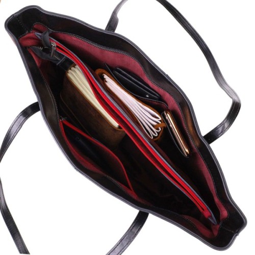 Сумка Vintage З натуральної шкіри Чорна (22095)