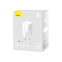 Зарядний пристрій Baseus GaN5 Fast Charger USB-C 20W white (CCGN050102)