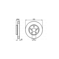 Гальмівний диск Bosch 0 986 478 858