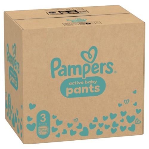 Підгузки Pampers Pants Midi Розмір 3 (6-11 кг) 204 шт (8006540497678)