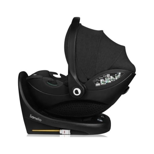 Автокрісло Lionelo MOXIE I-SIZE SET 360 BLACK CARBON (LO-MOXIE I-SIZE SET BLACK CARBON)