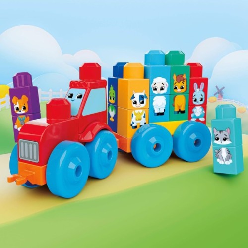 Конструктор Mega Bloks Трактор з тваринками (JKG33)