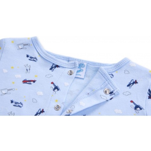 Набір дитячого одягу Luvena Fortuna для хлопчиків: чоловічок, штанці, кофточка і шапочка (F7763.B.0-3)