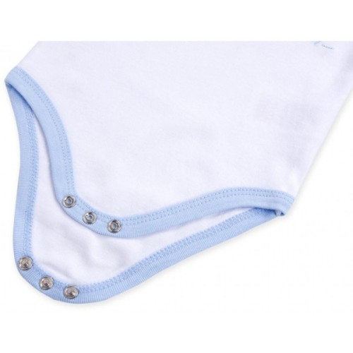 Набір дитячого одягу Luvena Fortuna для хлопчиків: чоловічок, штанці, кофточка і шапочка (F7763.B.0-3)