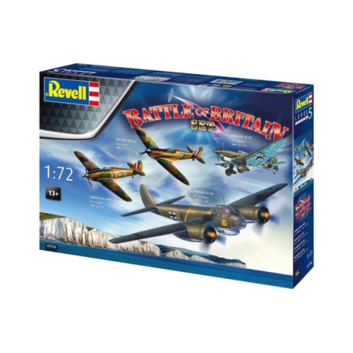 Збірна модель Revell На честь 85-річчя Битви за Британію 4 літаки, рівень 5, 1:72 (RVL-03766)