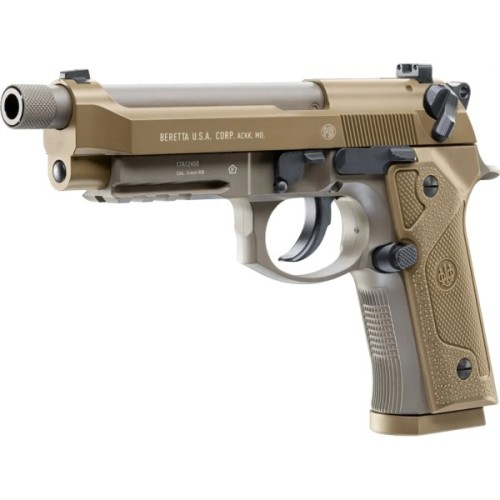 Страйкбольний пістолет Umarex Beretta M9A3 FM Blowback СО2 кал. 6 мм ВВ. FDE (2.6396)