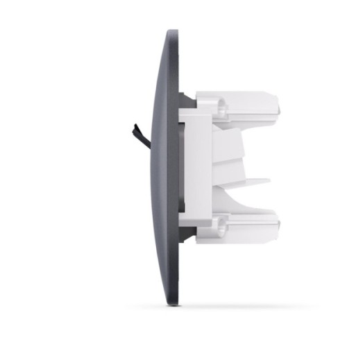 Комп'ютерна розетка Videx BINERA CAT6 + CAT3 подвійна черн (VF-BNSK2PC6TF3-BG)