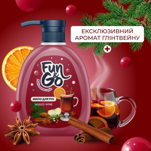 Рідке мило Fun&Go Mulled Wine 300 мл (4820204702045)