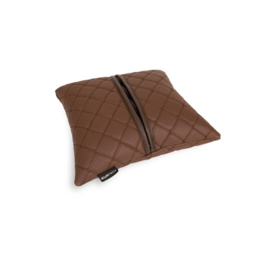 Подушка EVAtech ECO 30x30 см коричнева з коричневою ниткою (SPSCSZZ)