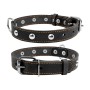 Нашийник для тварин Collar одинарний з прикрасами Ш 20 мм Д 32-40 см чорний (01351)