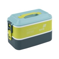 Ланч-бокс Kite подвійний з наповненням 2000 мл синій (K25-1184-2)