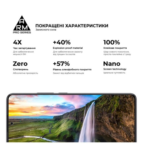 Скло захисне Armorstandart Pro Xiaomi Redmi Note 14 5G Black (ARM83175)