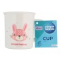 Набір дитячого посуду Canpol babies CUTE ANIMALS кружка пластикова, рожева (4/413_pin2)