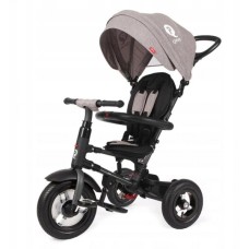 Дитячий велосипед QPlay Rito Rubber Grey складаний триколісний (S380-10GreyRubber)