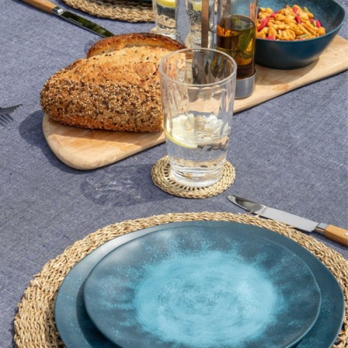 Набір для пікніка Gimex Tableware Stone 12 Pieces 4 Person Dark Blue (6917100) (DAS303880)