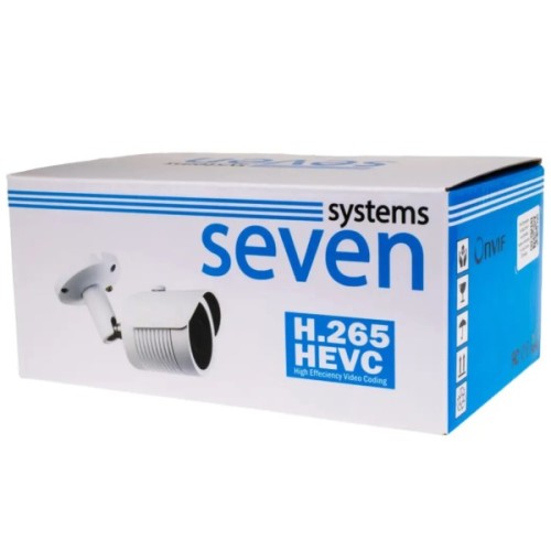 Камера відеоспостереження SEVEN Systems IP7225PA-DL (2.8) black