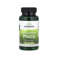 Вітамінно-мінеральний комплекс Swanson Maca, 500 мг, Full Spectrum Maca, 100 веганських капсул (SWV01961)