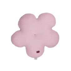 Подушка Прованс в'язана декоративна Квіточка 40 см Рожева (033712)