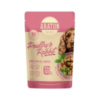 Вологий корм для собак ARATON Adult with Poultry and Rabbit 500 г (ART47955)
