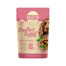 Вологий корм для собак ARATON Adult with Poultry and Rabbit 500 г (ART47955)
