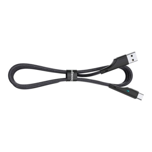 Дата кабель USB 2.0 AM to USB-C 3.0m black Essager (EXCT-LSC01)