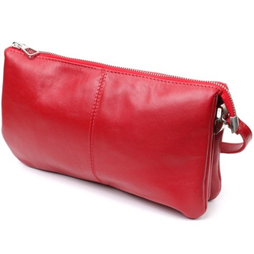 Сумка Grande Pelle З натуральної шкіри Червона (11670)