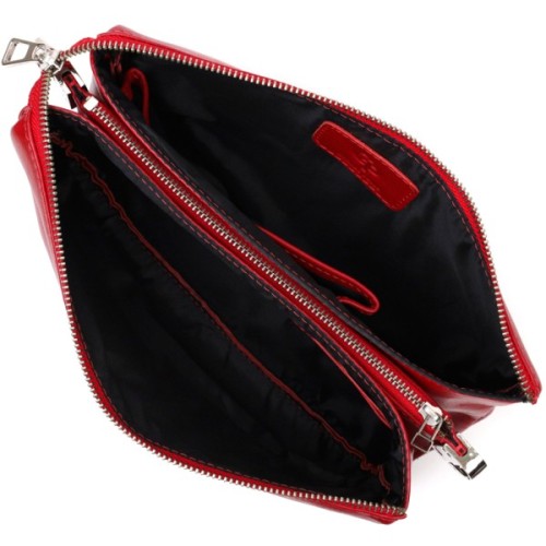 Сумка Grande Pelle З натуральної шкіри Червона (11670)