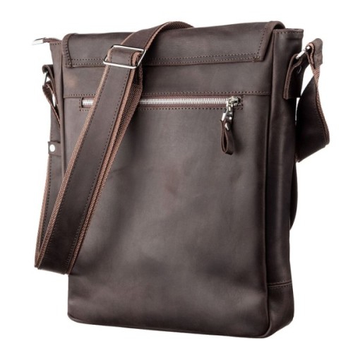 Сумка Shvigel З вінтажної шкіри Коричнева (11129)