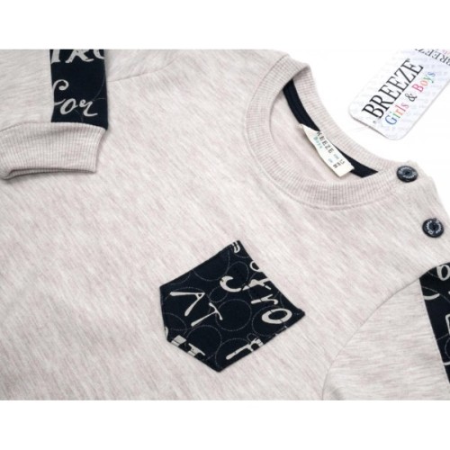 Набір дитячого одягу Breeze з кишенькою (13278-92B-cream)