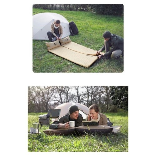 Туристичний килимок Naturehike NH15Q002-D 25 мм Yellow (6927595782576)