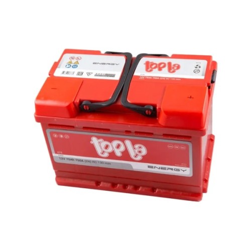 Акумулятор автомобільний Topla 75 Ah/12V Energy Euro  750A (108 075)