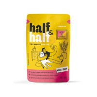 Вологий корм для кішок Half&Half з яловичиною та морквою в желе 85 г (4820261921922)