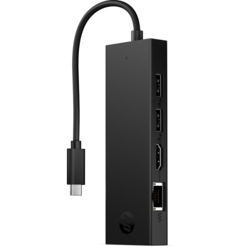 Концентратор HP Хаб USB 3.0 ->HDMI/USB2.0x2/USB-C PD/Ethernet Hub HP (BR1U3AA)