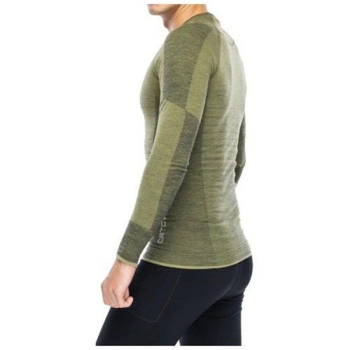 Термокофта Ortovox 230 Competition Long Sleeve Mns wild herbs - L - оливковий (025.001.1032)