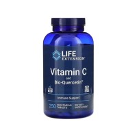 Вітамінно-мінеральний комплекс Life Extension Вітамін С та біо-Кверцетин, Vitamin C and Bio-Quercetin, 250 вегетаріа (LEX-22272)