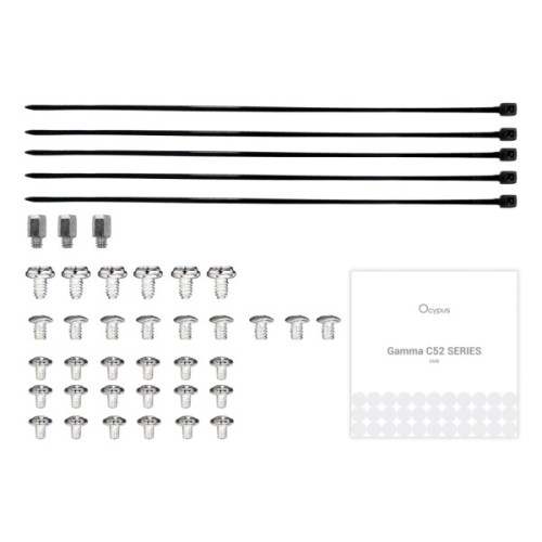 Корпус для ПК OCYPUS GAMMA C52 WH (GAMMA-C52-WHD000XX-GL)