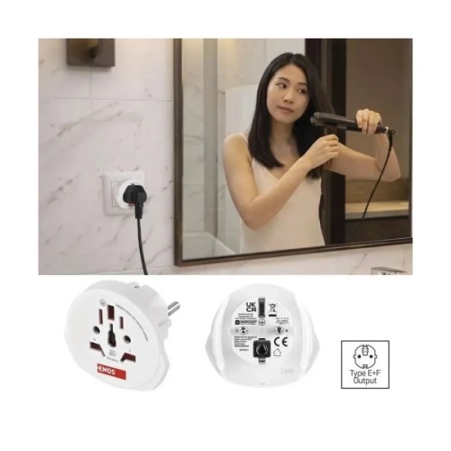 Перехідник US/UK/AU/CN/JP to EU EMOS (P0055E)